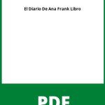 El Diario De Ana Frank Libro Pdf Gratis