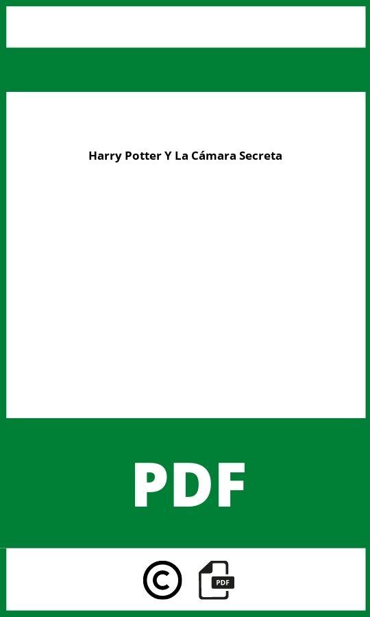 Harry Potter Y La Cámara Secreta Pdf Gratis
