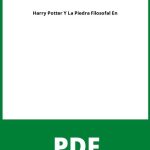Harry Potter Y La Piedra Filosofal En Pdf Gratis