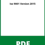 Iso 9001 Version 2015 Pdf Descargar Gratis