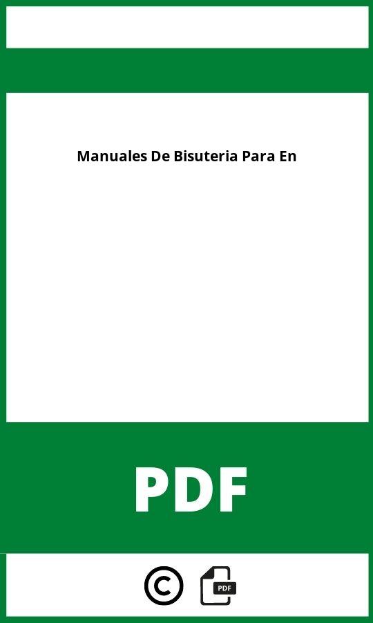 Manuales De Bisuteria Para Descargar Gratis En Pdf